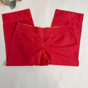 Nike Dri-Fit Pink /orange Capri Leggings  Size XL